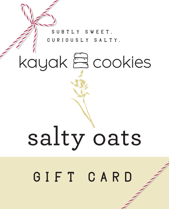 Kayak Cookies Digital Gift Card
